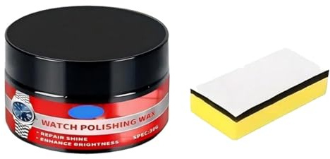 hayrayo Watch Polishing Kit,Premium Metal Polishing Kit with Glass Scratch Remover,Watch Cleaning Kit,All-in-One Watch Cleaner for Stainless Steel, Plastic, and Glass Scratch Repair