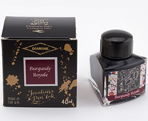 Diamine 40ml Burgundy Royale Fountain Pen Ink - 150 Year Anniversary Edition