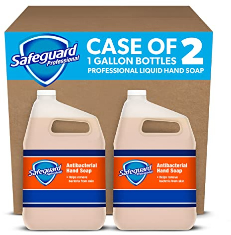 Safeguard Antibacterial Hand Soap Dispenser Refills Bulk (1 gal, 2 pack)