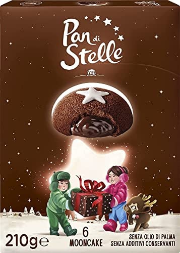 Mulino Bianco Kekse Mooncake Pan di Stelle 3x6 Kuchen mit Kakao 630gr