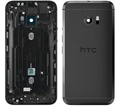 Handyteile24 ✅ ? ? ? ? ? ? Backcover Akkudeckel Batterie Deckel Gehäuse in Schwarz Black für Original HTC 10 One M10