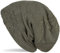 styleBREAKER Unisex Beanie Mütze mit strukturierter Oberfläche im Destroyed Vintage Look, Slouch Longbeanie 04024165, Farbe:Oliv