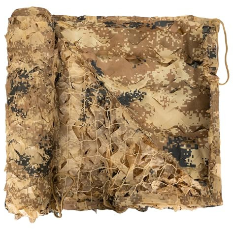 LOOGU Tarnnetz mit verstärktem Sonnenschutz Verstecktes Camouflage-Netz für Jagd Sichtschutz Militär in Garten Wüste Dschungel Verschiedene Designs und Größen