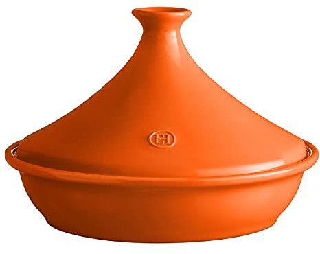 Emile henry - emile henry tajine diametro cm. 32 colore zucca - pumpkin