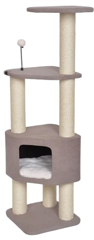 Ebi, Kratzbaum Kobe, 37 x 37 x 128 cm, Braun, Katze, Braun