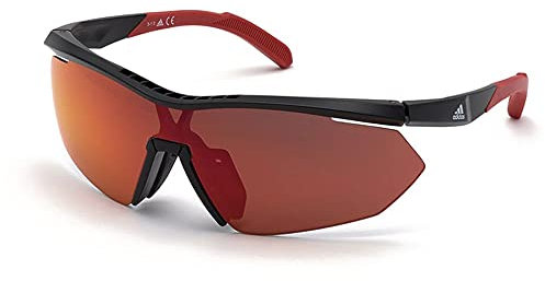 adidas Unisex Sp0016 Eyeglass Cases, Glossy Black, One Size