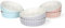 MamboCat Emilia Lot de 6 coupelles rondes Ø 11,5 cm I 140 ml I Porcelaine I Rose, menthe et gris I Mini plat de cuisson rond I Pour crème brûlée, soufflé, cupcakes, tiramisu, etc.