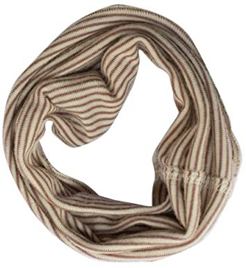 Lilano, Kinder Schlauchschal Ringel, 70% Wolle (kbT), 30% Seide, 210 gr./m² (Mauve/Natur, 1 (1-3 Jahre))