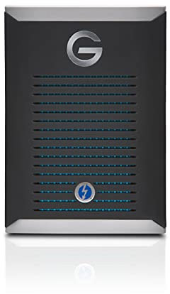 SanDisk Professional 1TB, G-DRIVE PRO SSD, Ultra-Rugged Portable External NVMe SSD, Up to 2800MB/s, Thunderbolt 3 (40Gbps)