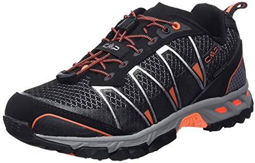 CMP Altak WP Trail Running Shoe, Nero Flash Orange, 41 EU