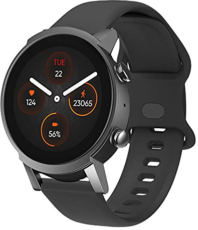 Giaogor Compatible for Ticwatch E3 Band, New Soft Silicone Sport Replacement Straps 2021 Compatible for Ticwatch E3 Smart Watch (Black)