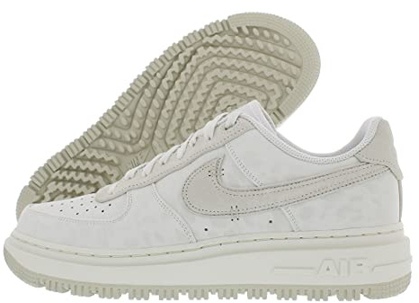 NIKE DD9605-100 Air Force 1 Luxe Herren Summit White/Summit White-Light Bone EU 45