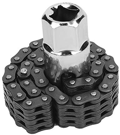 14 cm robuster Ketten-Ölfilterschlüssel, Entfernung, universelles Auto-Reparaturwerkzeug für Ölfilterschlüssel, Kettenketten, Ölfilterschlüssel, Ölfilterschlüssel, Ölfilterschlüssel, Öl