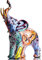 XMGZQ Elefanten Deko,Elefant Deko,Deko Elefant,e wie Elefant,Elefanten Statue,Elefant Figur,Deko Elefanten,Figuren Deko,elef,Deko Bunt,Büro Deko,Formano Deko Keramik,Statue Deko,Afrika Figuren Deko