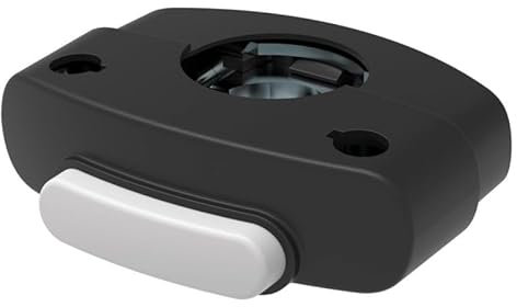 POLISPORT 8632900028 - Neue Ersatzstütze für den Vorderrahmenstuhl Modell Guppy Mini+ 2022 in schwarzer Farbe, Schwarz