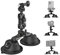 SMALLRIG Suction Mount for Action Camera/Phone/Small Cameras, for Gopro - Suction Cup Mount on Car Window/Bonnet, Load 0.5kg for Speeds 80km/h (50mph), Stationary Max 3kg Load