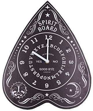 Nemesis Now Spirit Board Uhr, Schwarz, 34 cm