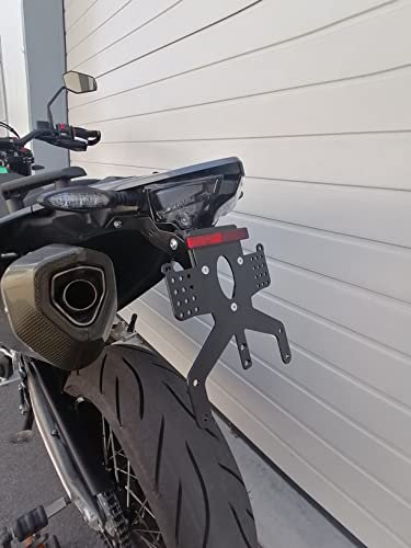 Kennzeichenhalter GroFaTec REVO Slim für KTM 690 SMC R 19-22 Supermoto Kennzeichenträger SMC-R kurzes Heck Enduro R Nummernschild Träger Halter kurzes Heck Porta Targa KTM smcr 690