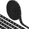 15 Yard Nähen Snap Tape Trim, Snap Button Tape Soft Cloth Sewing Snap, Sewing Snap Ribbon Fastener Druckknopf Tape zum Nähen DIY Zubehör (15 Yard Schwarz) (Schwarz)