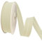 TEXTEX = 40 mm Breites Schrägband. 50% Baumwolle und 50% Polyester. Stück von 10m - (Hellgelb)