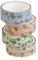 Kokonote Botanical Cacti 4 Rollen Washi Tape Set - Scrapbook Klebeband Bunt - Washi Tape Set - Dekoratives Abdeckband - Scrapbook Zubehör Geschenkpapier, 3M, Grün