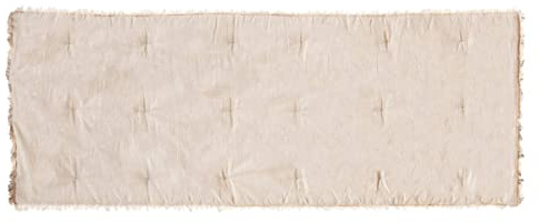 Atmosphera - Sitzmatratze Rivi Baumwolle - elfenbeinfarben - 60x180 cm - Weißes Elfenbein