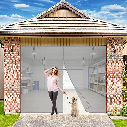 Zanzariera per Finestra, 175x240 cm Tenda zanzariera Finestra, Rete Finestre A Battenti, Tenda Zanzariera Anti Insetti Rete Zanzariere Magnetiche - Grigio H