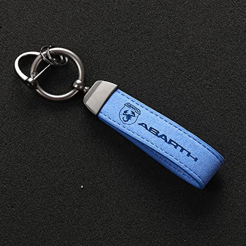 GALGAN Auto Männer und Frauen Schlüsselanhänger für FIAT Abarth 595 Abarth 500 Abarth 124 Spider Schlüsselring,13 * 3cm-C
