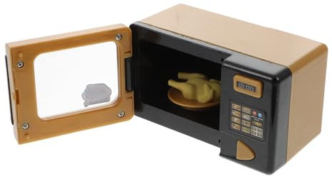 TOYANDONA Jouet De Four À Micro-Ondes pour Enfants - Simulation RéAliste, Interactif, DéCoration D'Appareils ÉLectroméNagers, MatièRes Plastiques SûRes, Jouet CréAtif 11 * 6 * 6 Cm
