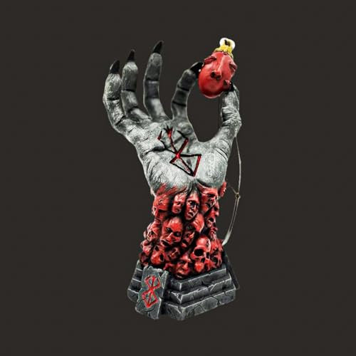 nezababy Berserk Statue Berserk Figur Berserk Anime Mad God Guts Figur Griffith Sensenmann Teufel rechte Hand Schädel Skulptur Harz Handwerk Halloween Zubehör Heimdekoration (Berserk Statue)