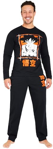 Dragon Ball Z Herren lang Schlafanzug Set - weicher & bequemer Männer Pyjama