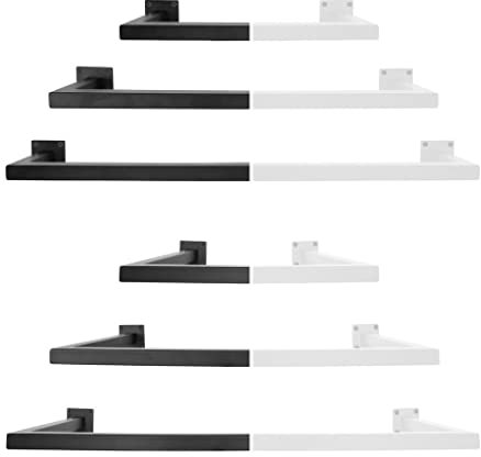 Natural Goods Berlin 1x Kleider-Stange RECHTECK | Einfache Wand-Montage | Garderoben-Stange Industrial Style | Kleider-Stangen aus Metall in Weiß | DIY-Garderoben-System | Wand-Garderobe 180x30 cm