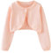 Miipat Ragazza Maglia Cardigan Manica Lunga Toddler Ragazze One Button Bolero Knitwear Maglioni a Maglia Rosa 100 2-3 Anni