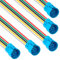 GUNGY Presa per Interruttore a Pulsante 19mm Pulsanti Cavo di Collegamento 12V-24V 3A Impermeabile Interruttori a Pulsante Collegare la Base 5 pezzi