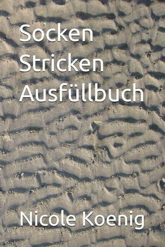 Socken Stricken Ausfüllbuch