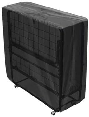 Cachpib Faltbarer Bettkastenbezug, wasserdicht und staubdicht, Rollbett mit Reißverschluss und Schnalle, verdickter Aufbewahrungsbezug für Klappbett, Klappbett, 130 x 30,5 x 99 cm