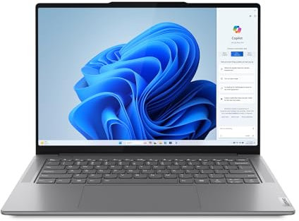 Lenovo Yoga 7 2-en-1 14AHP9 - Ordinateur Portable AI 14'' WUXGA OLED (AMD Ryzen 5 8640HS, RAM 16Go, SSD 512Go, AMD Radeon 760M Graphics, Windows 11 Home) Clavier rétroéclairé AZERTY Français - Gris