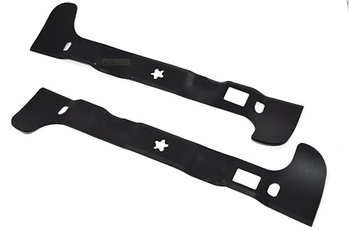 perfektGarten 2 cuchillas de cortacésped de 54 cm compatibles con Husqvarna TC242T (TC 242 T), TC242TX (TC 242 TX)