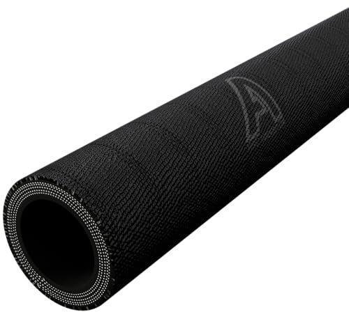16mm (5/8) ID Wrapped Black Fluorolined Silicone 1 Metre Straight Fuel & Oil Classic Hose