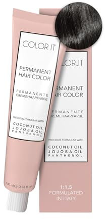 COLOR.IT by BM - Permanente Haarfarbe in Salonqualität, 100ml (5.11 Hellbraun Asch Intensiv, 1er Pack)