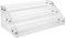 holanae 3 Tier Clear Acrylic CD Holder Cascading CD Storage Rack