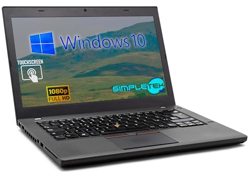 SIMPLETEK - Notebook 14 | Core i5 | Windows 10 Pro | 8GB RAM | 960GB SSD | Touchscreen | HDMI + Mini DP | Foreign Keyboard Layout (Refurbished)