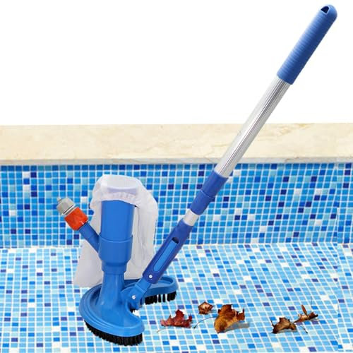 Yulokdwi Aspiradora de Piscina para Piscina elevada, aspiradora de Piscina inalámbrica,Aspiradoras portátiles de Mano para Piscinas | Práctico Limpiador de Piscinas Aspiradora para Piscinas para un