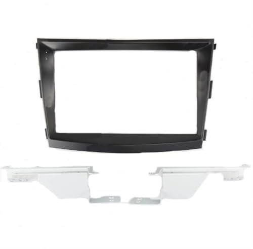 Vano portaoggetti universale per auto, telaio ra Car Multimedia Cornice Auto Radio Audio Cornice del Cruscotto Pannello 9 Fasce/Fit for Ssangyong Tivoli 2015 2016 2017 2018 2019 Autoradio Mascherina