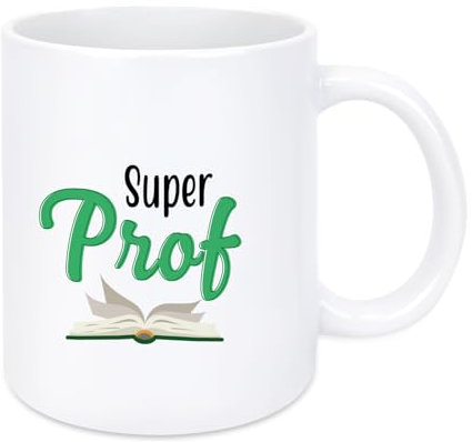 Cadeau Prof Noel Mug 330 mL Cadeau Maitresse Maitre Professeur Maîtresse D'école Fin D'année Anniversaire Remerciement Merci Noel Cadeaux Merci Pour Cette Année Cadeaux Professeur D'école Super Prof