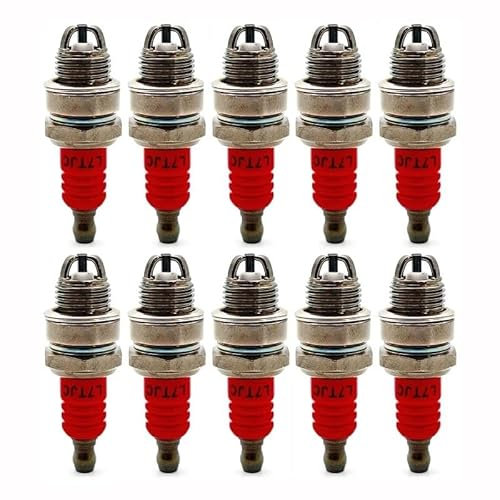 YANTUML 10 Pezzi L7TJC per Candela di accensione per Motosega a Benzina e decespugliatore