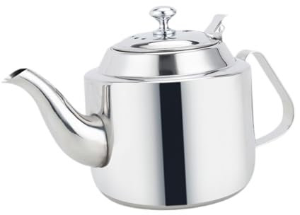 Sharplace Teiera in Acciaio Inossidabile Da 1,4 L, Bollitore per Tè, Bollitore per Acqua, per Cucina di Hotel