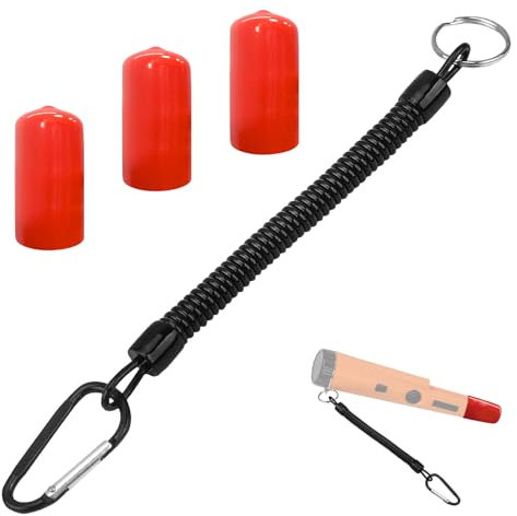 Braveboy Pinpointer Tip Protectors and Lanyard for Garre-tt Pro-Pointer at, Pinpointer Lanyard L 8.5 Extend to 51 - Pinpointer Tip Protectors for Minel-ab Pro-Find 15, 20, 35, 40