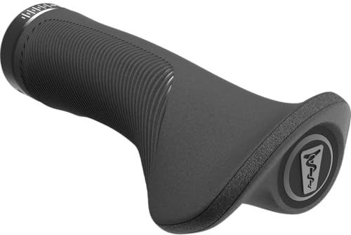 SQlab Fahrrad Griffe 702 2.0, ergonomischer Fahrradgriff, schwarzer Griff fürs Fahrrad, Lenkergriff für Fahrrad in L
