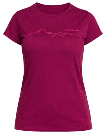 Trango, Camiseta Biella (PC010652), Burdeos, Talla XS